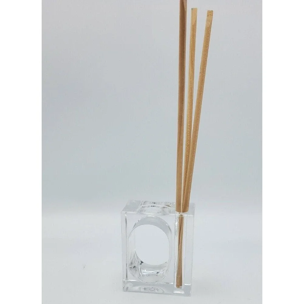 Vtg‎ Lillian Vernon Napkin Rings Holders Bud Vases Clear Lucite Modern Set of 4